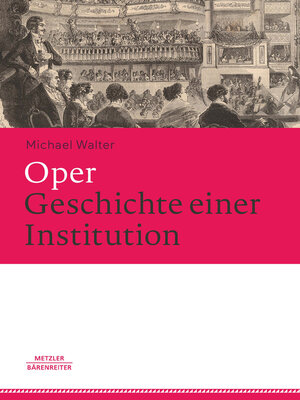 cover image of Oper. Geschichte einer Institution